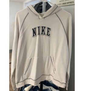 White Nike sweatshirt